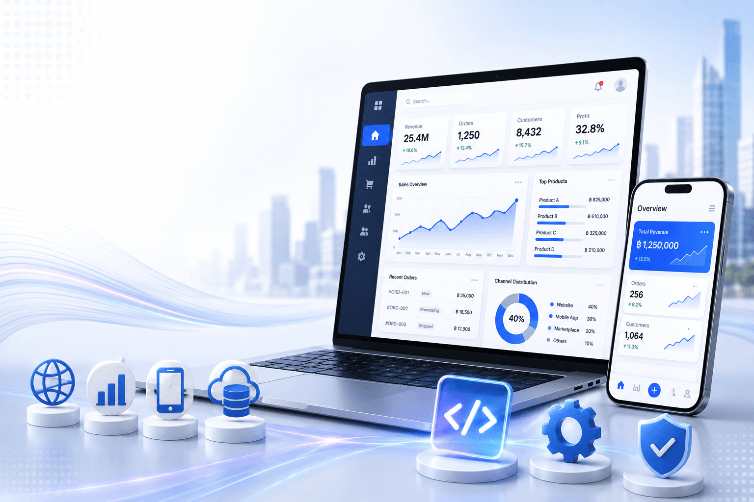 SPSmartSystems dashboard preview